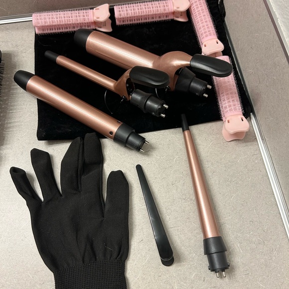 Wavytalk Black and Rose Gold Hair Styling Tool Set - Picture 2 of 11